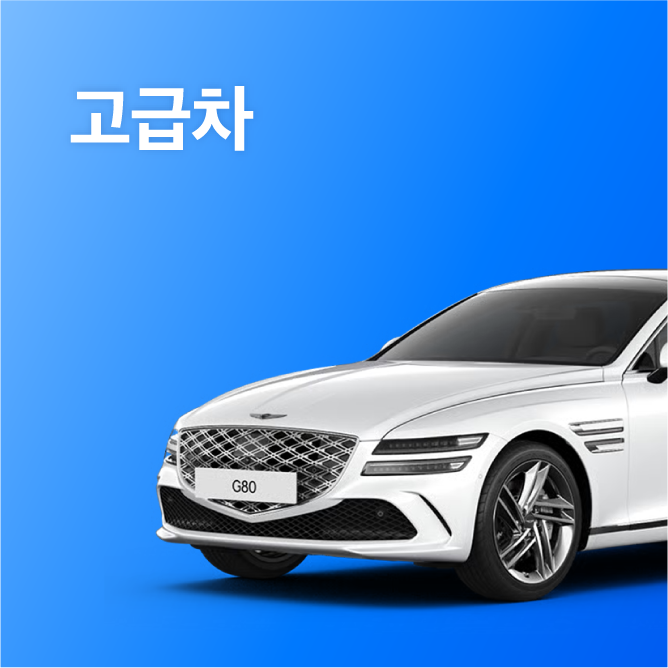 제주엔젤카 고급차 라인업